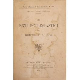 Gli Enti ecclesiastici nel diritto pubblico - copertina