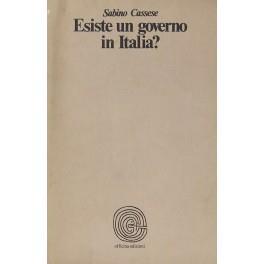 Esiste un governo in Italia? - Sabino Cassese - copertina