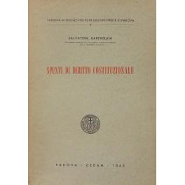 Spunti di diritto costituzionale - copertina
