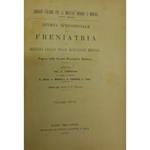Rivista sperimentale di freniatria e di medicina legale delle alienazioni mentali. Organo della società freniatrica italiana. Vol. XXVII - Anno 1901