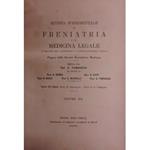 Rivista sperimentale di freniatria e di medicina in relazione con l'antropologia e le scienze giuridiche e sociali. Vol. XX - Anno 1894