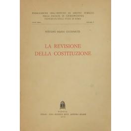 La revisione della Costituzione - Stefano Maria Cicconetti - copertina