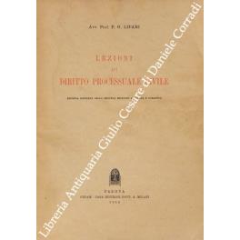 Lezioni di diritto processuale civile - copertina