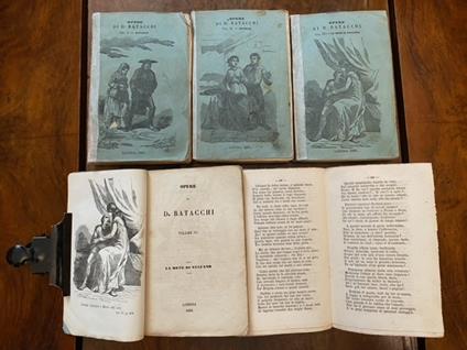 Opere. Volume I° ( II°, III°, IV°. V°) - Domenico Batacchi - copertina