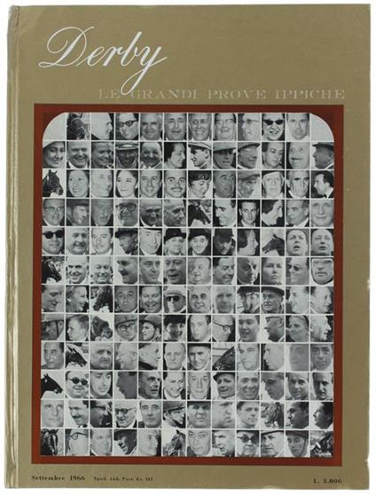DERBY - LE GRANDI PROVE IPPICHE. Settembre 1966 - copertina