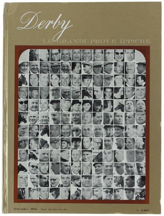 DERBY - LE GRANDI PROVE IPPICHE. Settembre 1966 - copertina