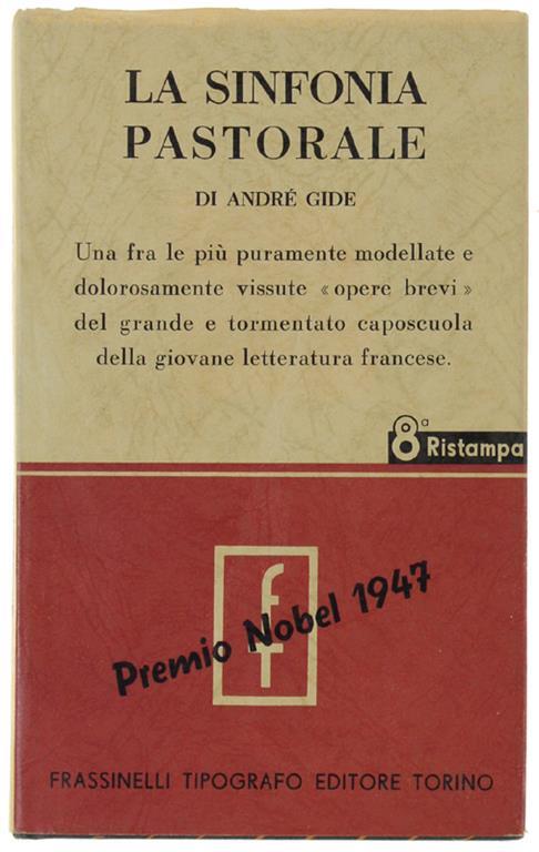 La SINFONIA PASTORALE. Traduzione di Emilio Castellani - André Gide - copertina
