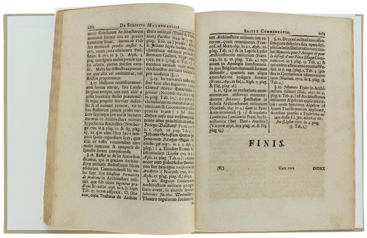 DE PRAECIPUIS SCRIPTIS MATHEMATICIS brevis commentatio