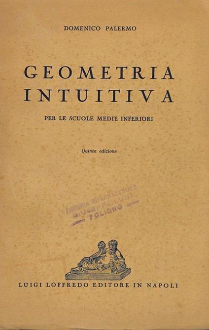 Geometria intuitiva - Domenico Palermo - copertina