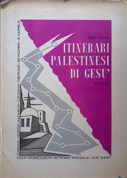 Itinerari palestinesi di Gesù - Angelo Canovesi - copertina