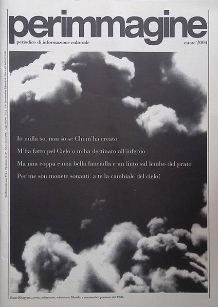 Perimmagine. Estate 2004 - Riccardo Toffoletti - copertina