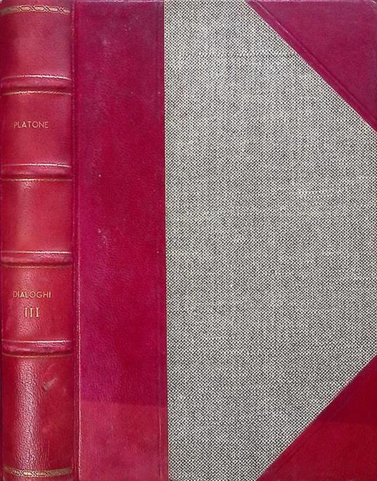 Platone. Dialoghi vol.3 - Carlo Diano - copertina