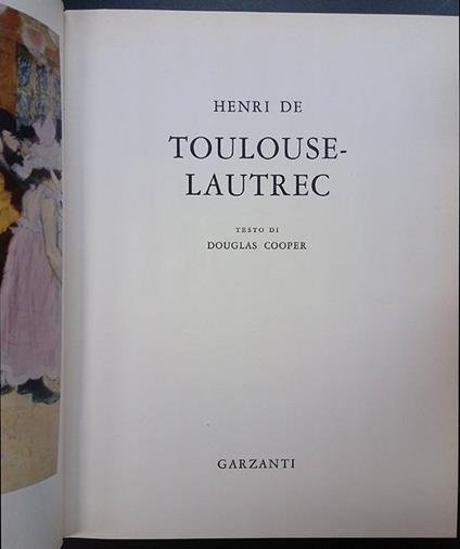 Toulouse-Lautrec - Douglas Cooper - copertina