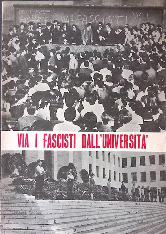 Via i fascisti dall'università - copertina