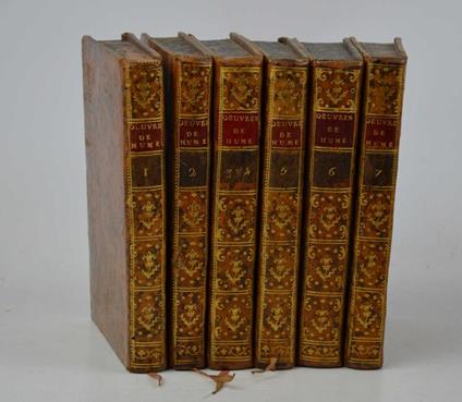 Oeuvres philosophiques… traduites de l'anglois… - David Hume - copertina