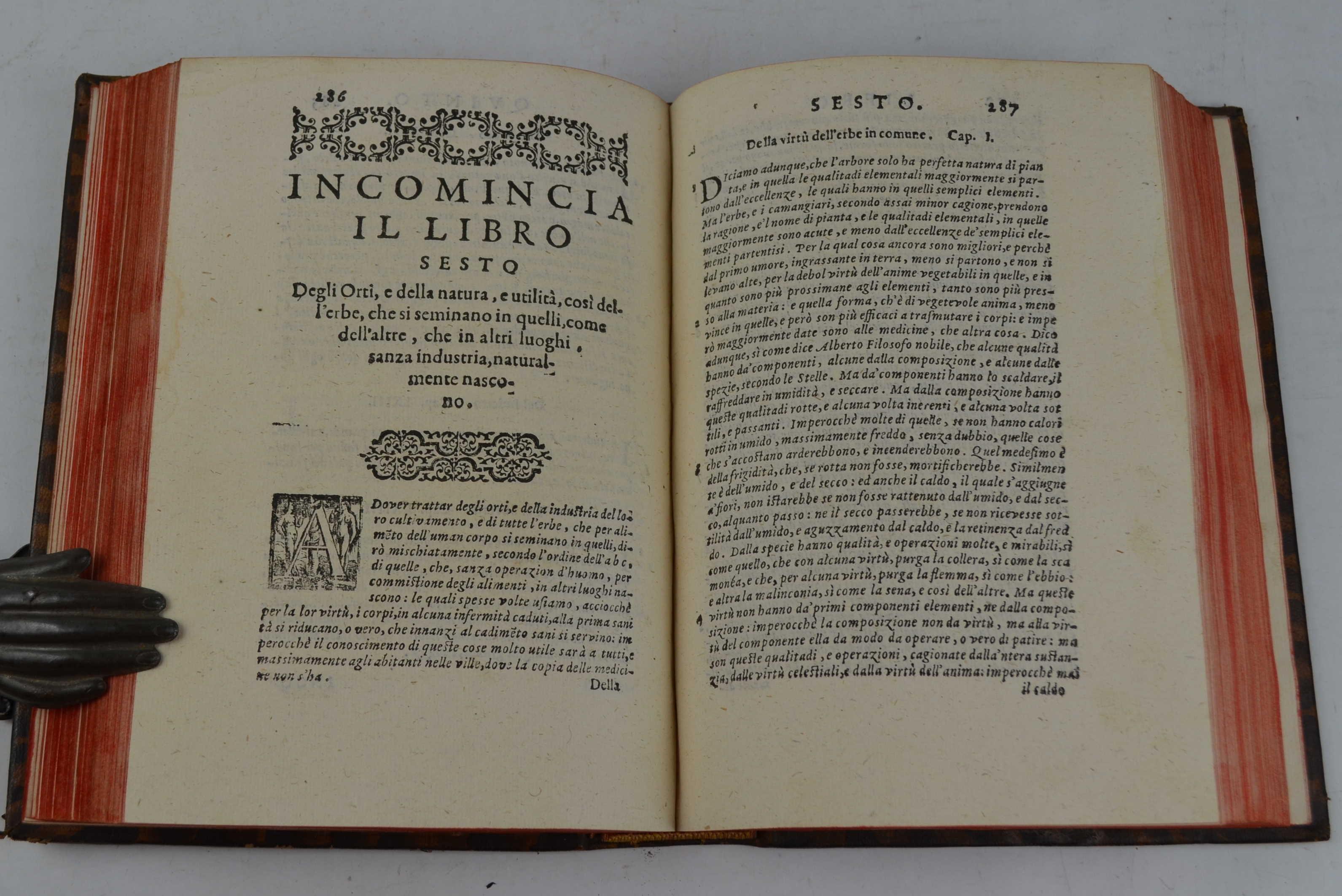 Trattato dell'Agricoltura… compilato da lui in Latino, e diviso in dodici Libri, Ne' quali distintamente si tratta delle piante, e degli animali, e di tutte le villerecce utilità… Già traslatato nella favella Fiorentina, e di nuovo rivisto, e riscont
