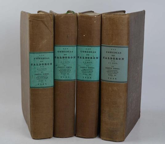 Las Comedias… cotejadas con las mejores ediciones hasta ahora publicadas. Corregidas y dadas a luz por Juan Jorge Keil - copertina