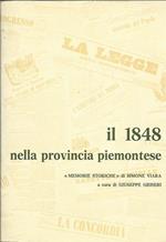 Il 1848 nella provincia piemontese. Memorie storiche