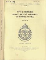 Atti e memorie della Società Dalmata di Storia Patria vol. XIII
