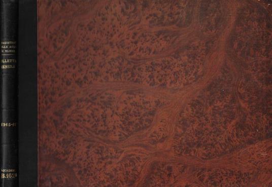 Ufficio idrografico del Magistrato alle acque di Venezia- Bollettino idrografico mensile e trimestrale Indice generale Anno 1916-16 - copertina