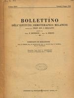 Bollettino dell'istituto sieroterapico milanese. Vol.XXIV, gennaio-giugno 1945 P.Rondoni, A.Zironi, diretto da