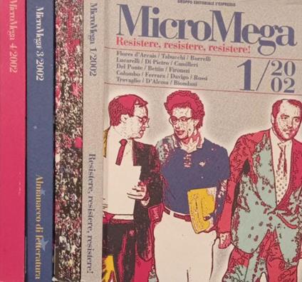 MicroMega 1,2,3,4/2002 Lucio Caracciolo, direttore - copertina