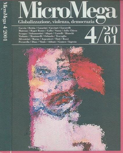 MicroMega 4/2001 Lucio Caracciolo, direttore - copertina