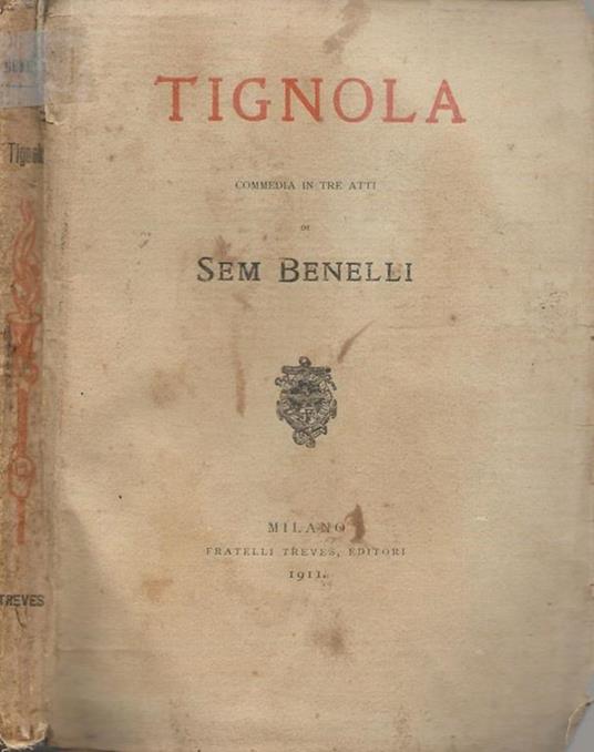 Tignola - Sem Benelli - copertina