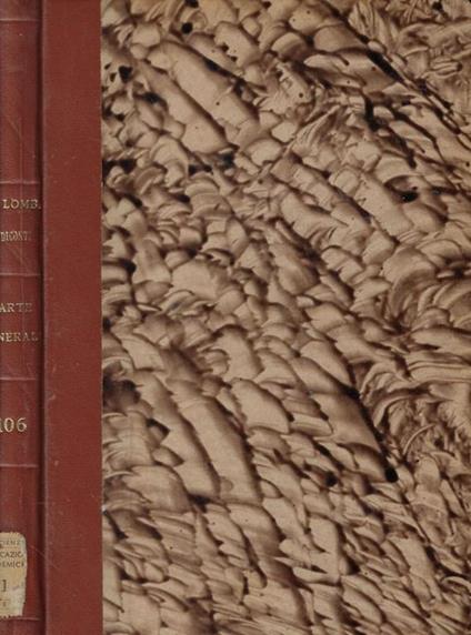 Rendiconti Parte Generale e Atti Ufficiali Anno 1972 - copertina