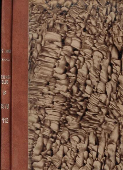 Rendiconti Scienze Biologiche e Mediche B Anno 1978 - copertina