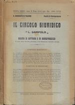 Il Circolo Giuridico L. Sampolo fasc. 2-3-4 Anno 1939