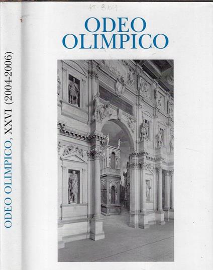 Odeo olimpico XXVI Lorenzo Pellizzari, direttore - copertina