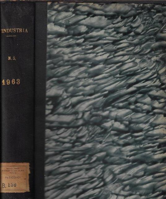 L' industria 1963 Ferdinando di Fenizio, direttore - copertina