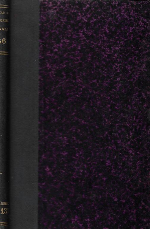 Annali della R. Accademia d'Agricoltura di Torino Vol. LXVI 1923 - copertina