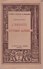 L' eredità di Vittorio Alfieri
