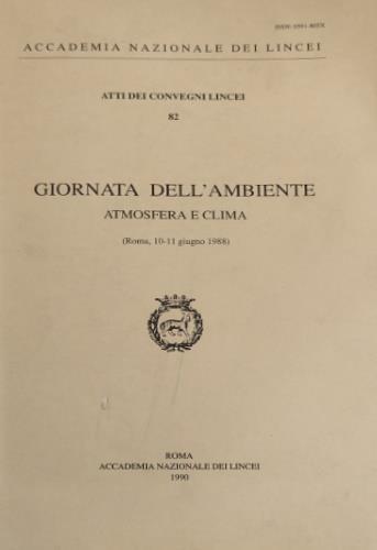 Giornata dell'ambiente, atmosfera e clima - copertina