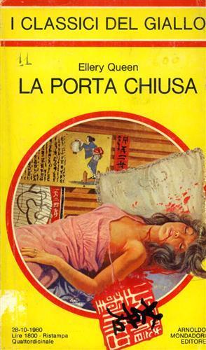La porta chiusa - Ellery Queen - copertina