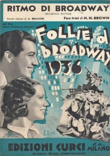 Ritmo di Broadway - copertina