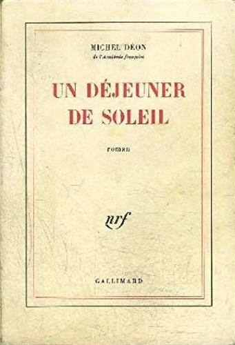 Un déjeuner de soleil - Michel Déon - copertina