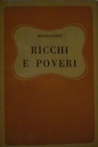 Ricchi e poveri - Bourdaloue - copertina