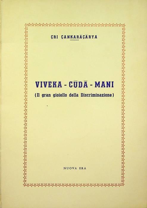 Viveka-cuda-mani: Il gran gioiello della discriminazione - copertina