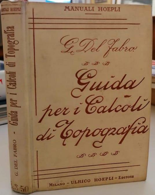 Guida esemplificata per calcoli di topografia - copertina