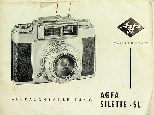 Gebrauchsanleitung: Agfa Silette SL - copertina
