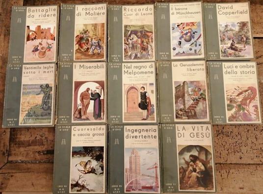 La  scala d'oro: Serie settima per i ragazzi di anni dodici: DAL NUMERO 2 AL NUMERO 14 - copertina
