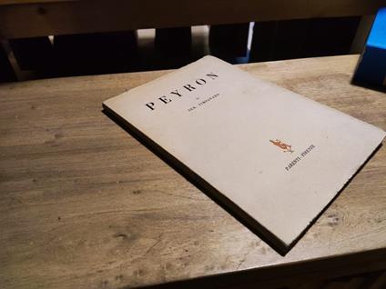 Peyron - Sebastiano Timpanaro - copertina