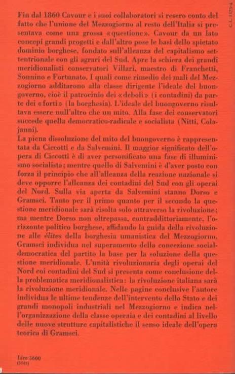 Il mito del buongoverno. La questione meridionale da Cavour a Gramsci - Massimo L. Salvadori - 2