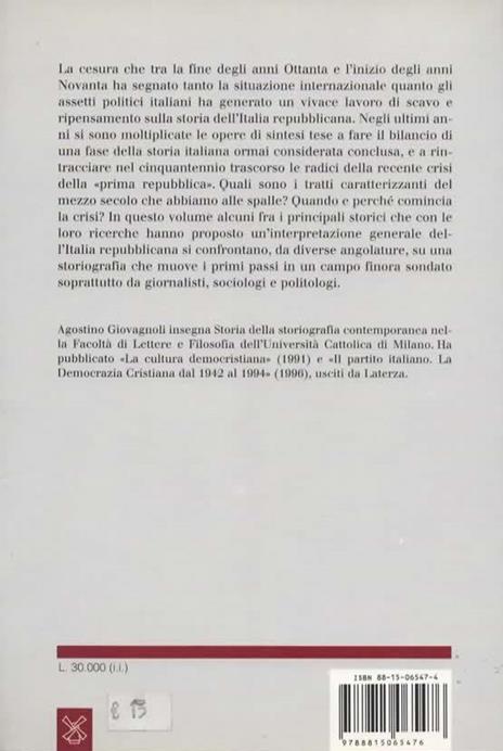 Interpretazioni della Repubblica. A cura di Agostino Giovagnoli - 2