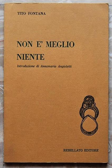 Non è Meglio Niente - copertina