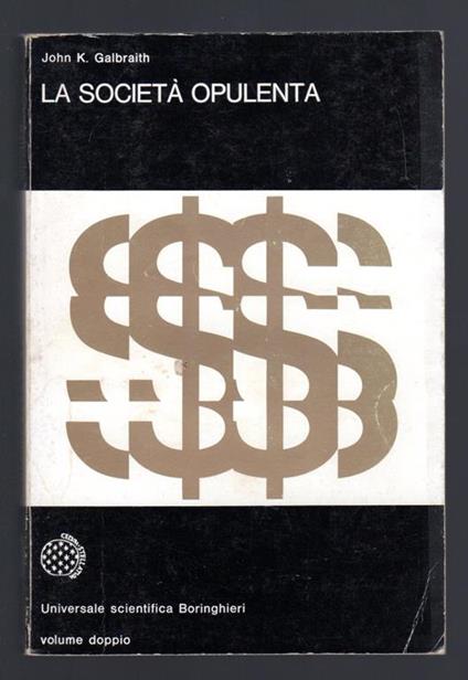 La società opulenta - copertina