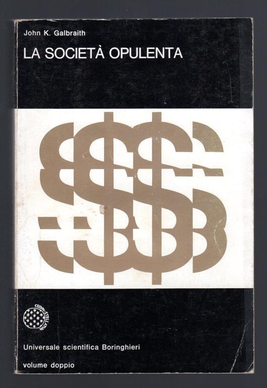 La società opulenta - copertina